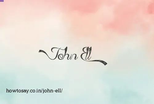 John Ell