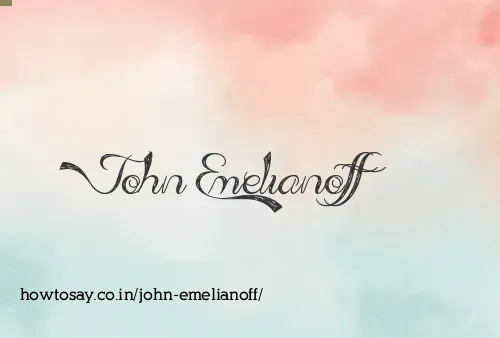 John Emelianoff