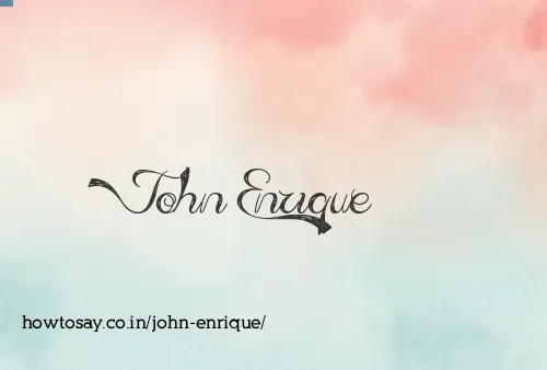 John Enrique