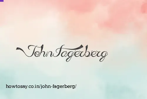 John Fagerberg