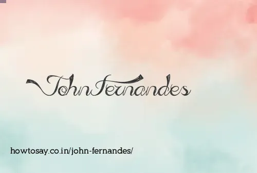 John Fernandes