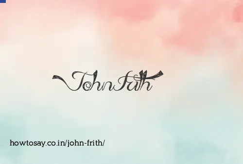 John Frith