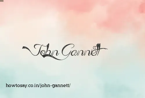John Gannett