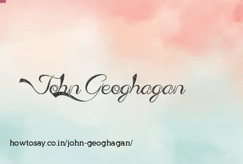 John Geoghagan