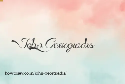 John Georgiadis