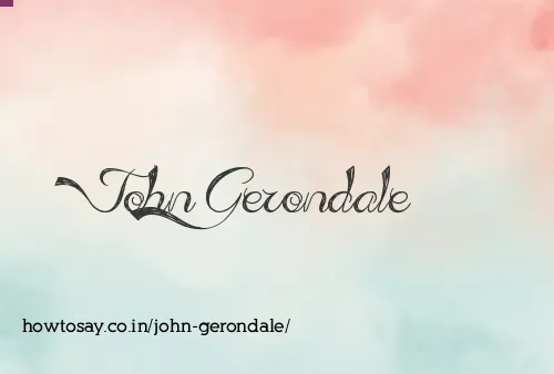 John Gerondale