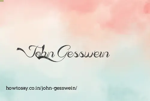 John Gesswein