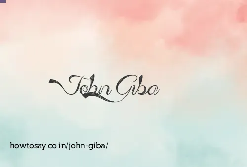 John Giba