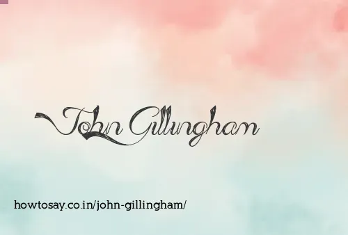 John Gillingham