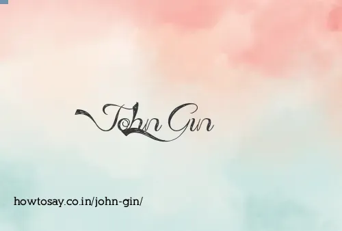 John Gin
