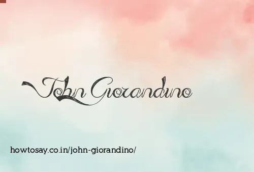 John Giorandino