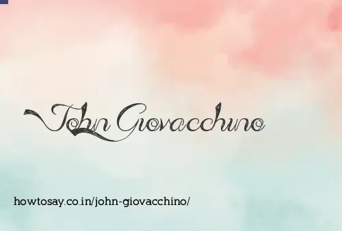 John Giovacchino
