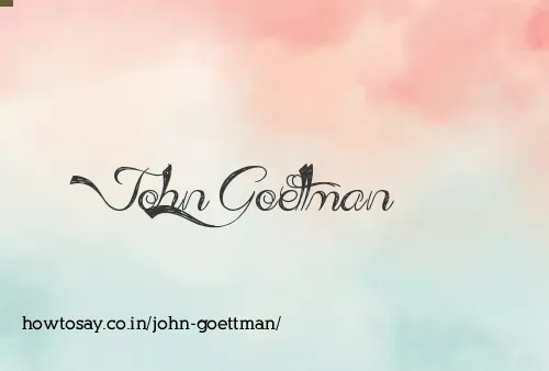 John Goettman