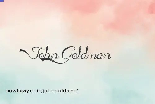 John Goldman