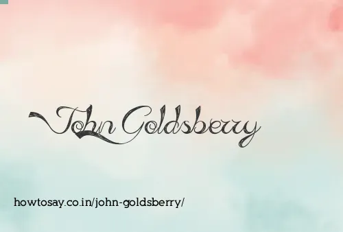 John Goldsberry