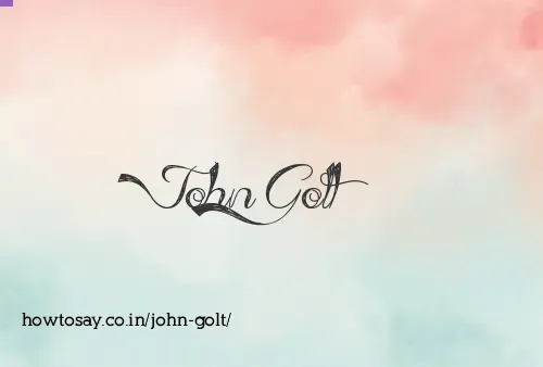 John Golt