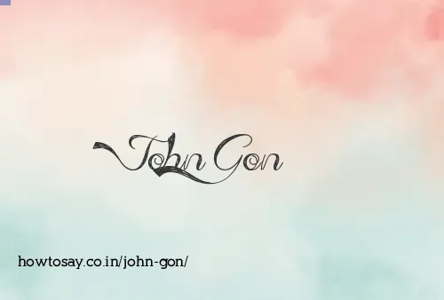 John Gon