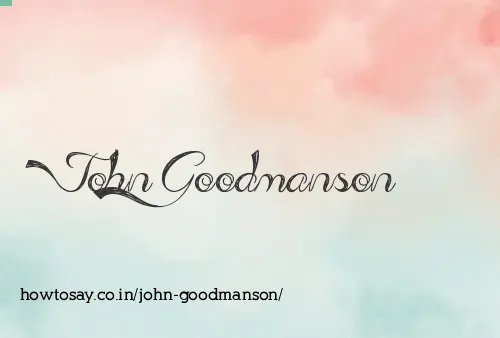 John Goodmanson