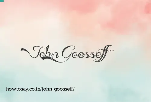 John Goosseff