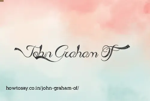 John Graham Of