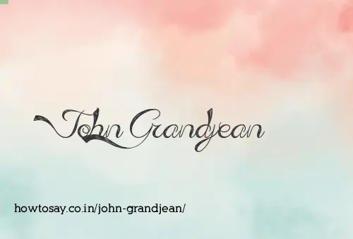 John Grandjean
