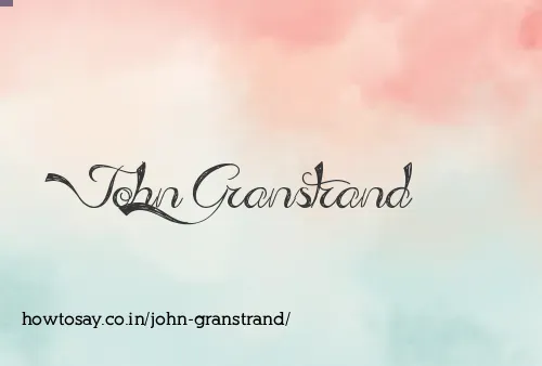 John Granstrand