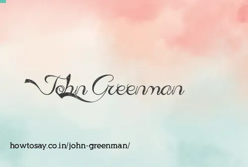 John Greenman