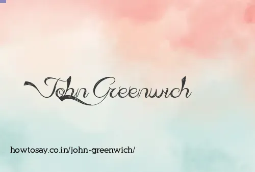 John Greenwich
