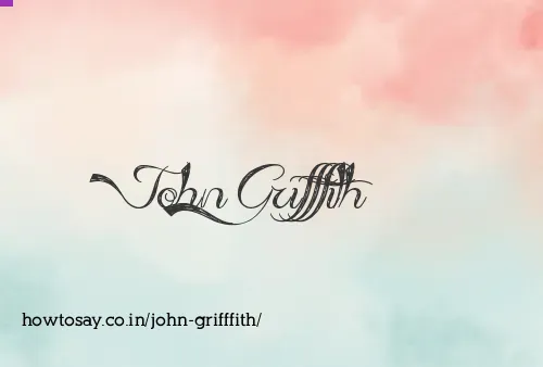 John Grifffith