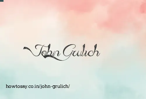 John Grulich