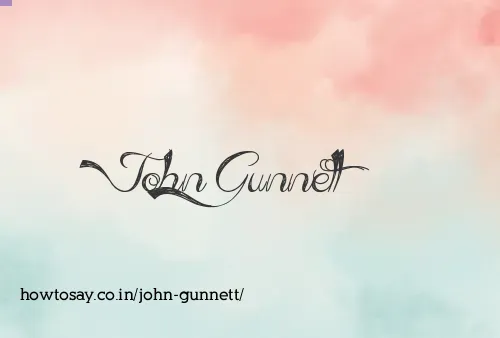 John Gunnett