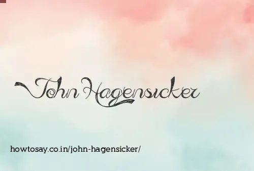 John Hagensicker