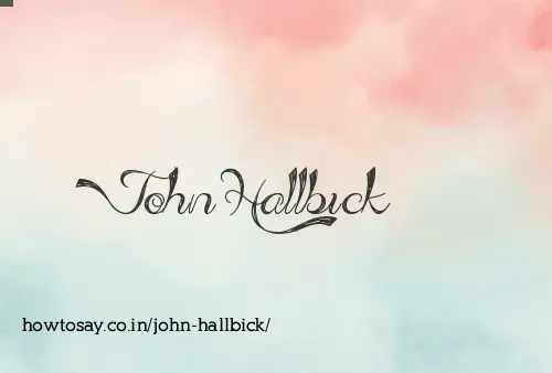 John Hallbick