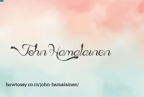 John Hamalainen