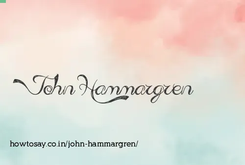 John Hammargren