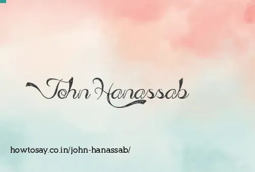 John Hanassab