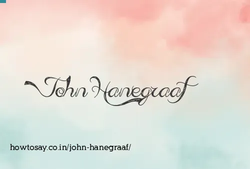 John Hanegraaf