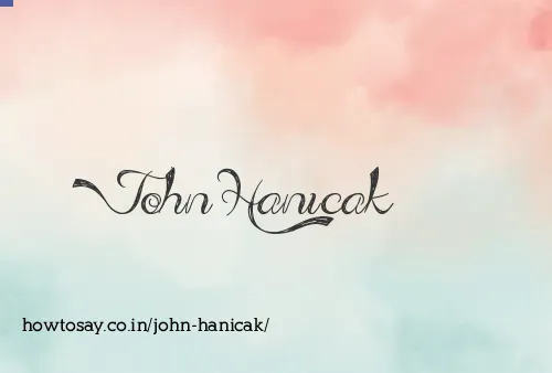 John Hanicak