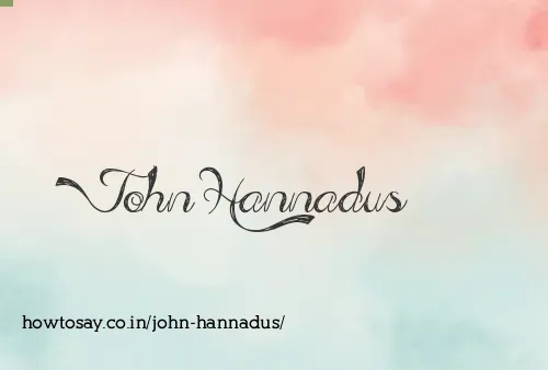 John Hannadus