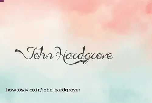John Hardgrove