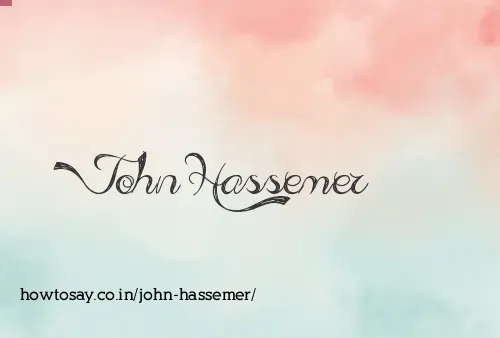 John Hassemer