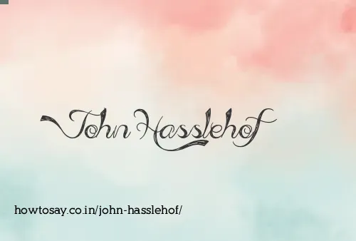 John Hasslehof