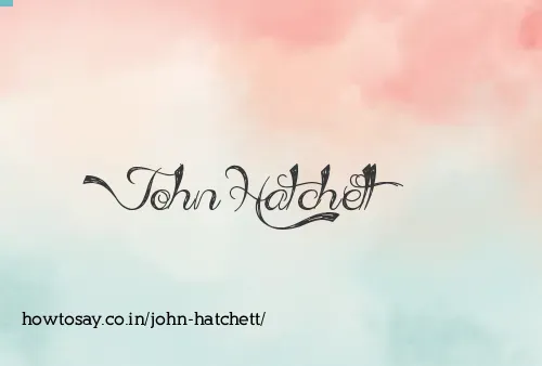 John Hatchett
