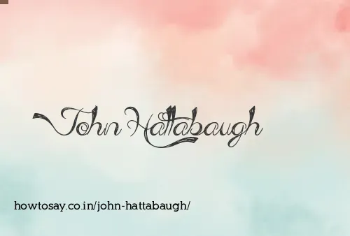 John Hattabaugh