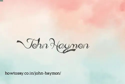 John Haymon