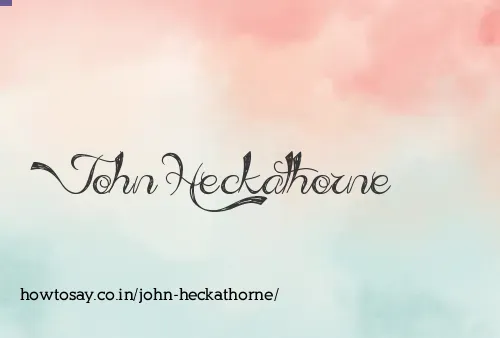John Heckathorne