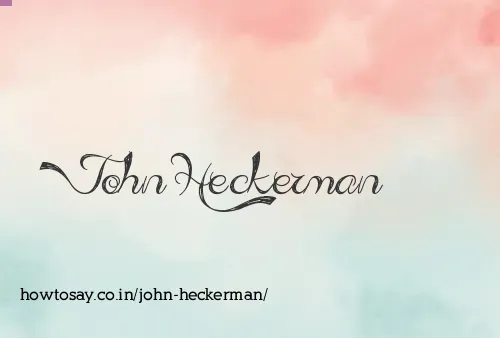 John Heckerman