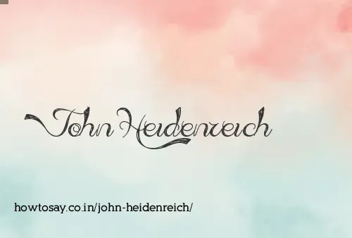 John Heidenreich