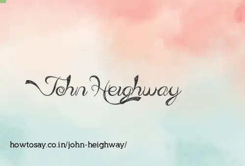 John Heighway