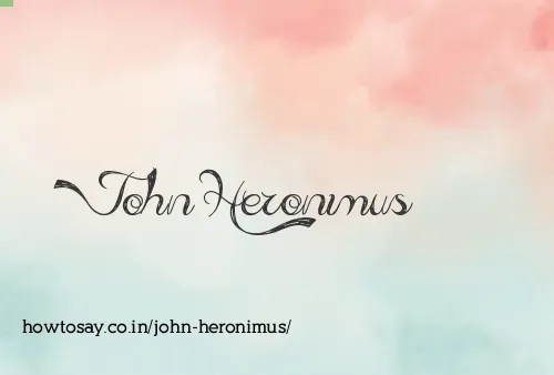 John Heronimus